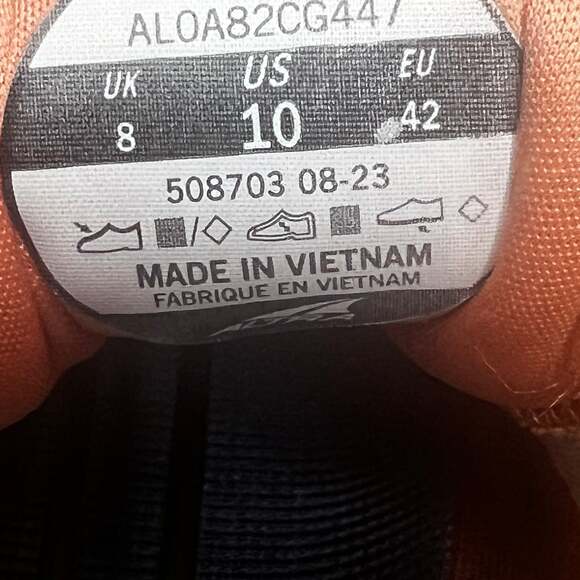 Altra Women's Athletic Shoes in Coral and Navy - Picture 5 of 6